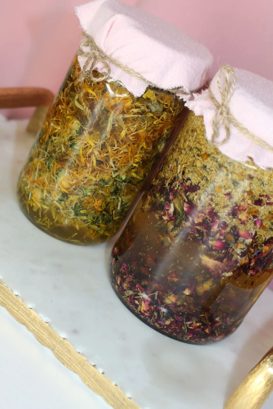 Macération de fleurs